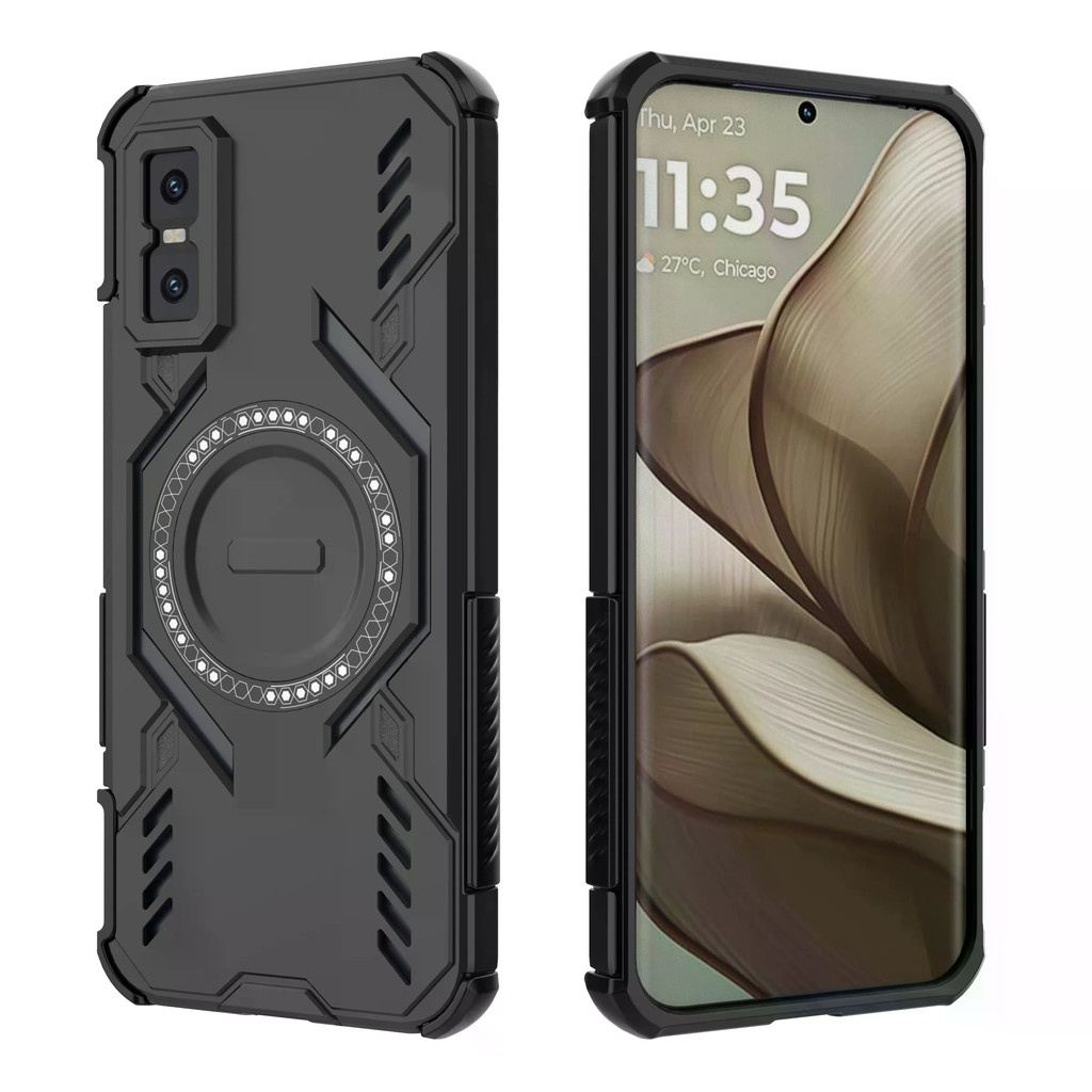 เกราะเคสกระจายความร้อนแม่เหล็กชาร์จไร้สายพลาสติกแข็งกันกระแทกสําหรับ Infinix GT 30 Pro X6873
