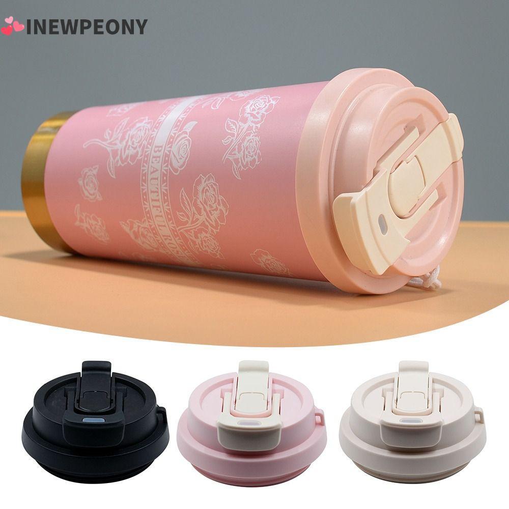 INEWPEONY ฝาถ้วย, ฝาขวดป้องกันน้ํากระเซ็นพลาสติกป้องกันการรั่วไหล, ลิลลี่แบบพกพาแห่งหุบเขาเปลี่ยนฝาถ้วย Therms สําหรับอุปกรณ์เสริมขวด