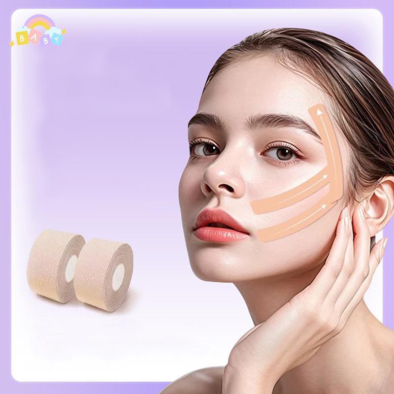 [BB-t] 5M Facial Myofascial Lifting Tape เป็นมิตรกับผิวและระบายอากาศเพื่อลดริ้วรอยบนใบหน้ากล้ามเนื้อ