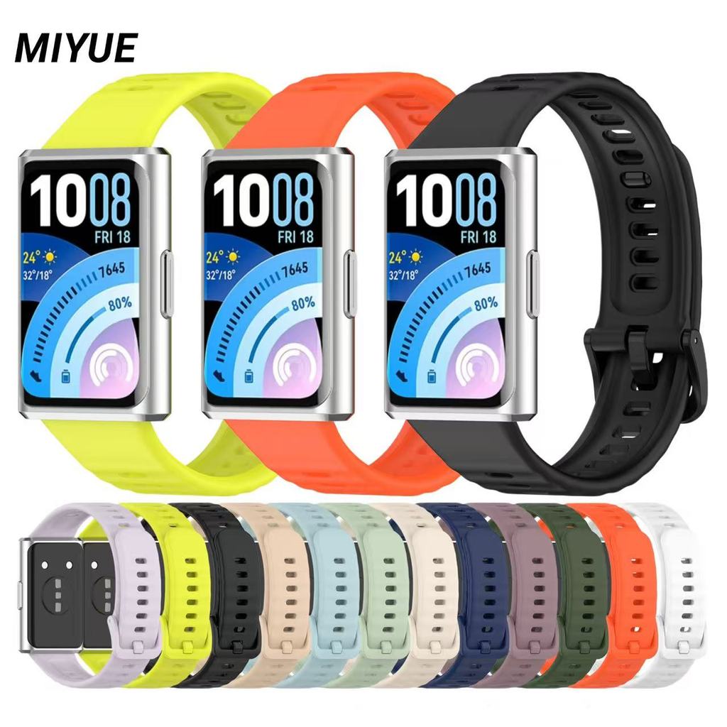 สายรัดสําหรับ Huawei Band 11 Pro/11 สร้อยข้อมือซิลิโคนอ่อนนุ่ม Huawei Band 11 Pro/11 Watchband