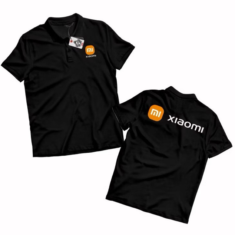 【เสื้อ Polo】 เสื้อโปโลเครื่องแบบ XIAOMI Short Sleeves Shirt Baju Cotton Unisex Polo S-3XL