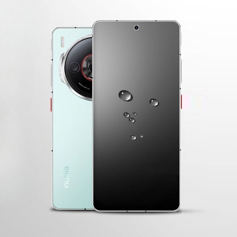 9H กระจกนิรภัยสําหรับ ZTE Nubia Z60S Pro Matte Frosted ขอบดําคลุมทั้งหมดปกป้องหน้าจอ Z60 S Pro z60sp