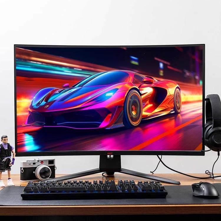HKC จอแสดงผล 32 นิ้ว 2K โค้งสําหรับเล่นเกม 180HZ หน้าจอเกม 240 คอมพิวเตอร์เดสก์ท็อปภายนอก SG32QC