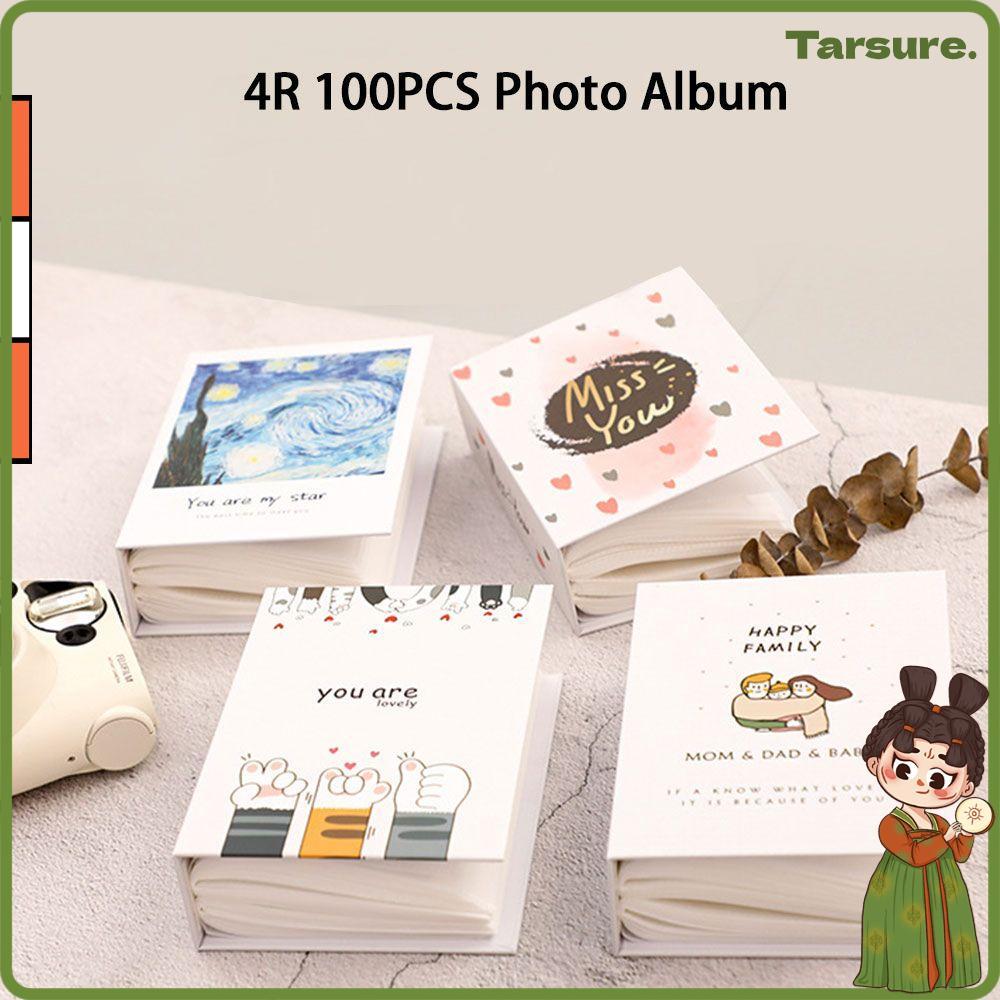 TARSURETH คอลเลกชันอัลบั้ม 100 ชิ้น, อัลบั้มภาพ PVC การ์ตูน 4R, อัลบั้มภาพการ์ตูนหลากสีสําหรับเด็ก
