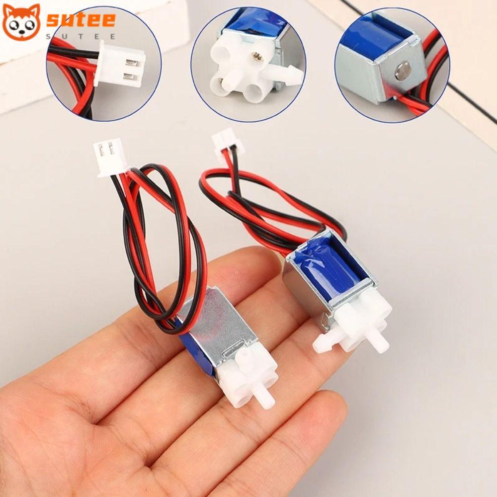SUTEE โซลินอยด์วาล์วไฟฟ้า, DIY 6V/12V/24V มินิโซลินอยด์วาล์ว, Professional N/C ปกติปิดการใช้พลังงานต่ําวาล์วอากาศระบบควบคุมอากาศ