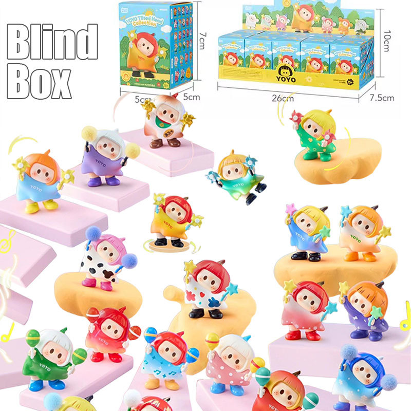 YOYO Tilted Head Collection ไอคอนกล่อง 2026 ใหม่กล่องตาบอด Action Figure ของเล่นสะสมของขวัญสําหรับเด