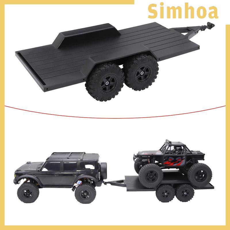 [SIMHOA] RC Trailer Hitch Mount Trailer RC Crawler อุปกรณ์เสริมสําหรับ Hauling หลังรถ
