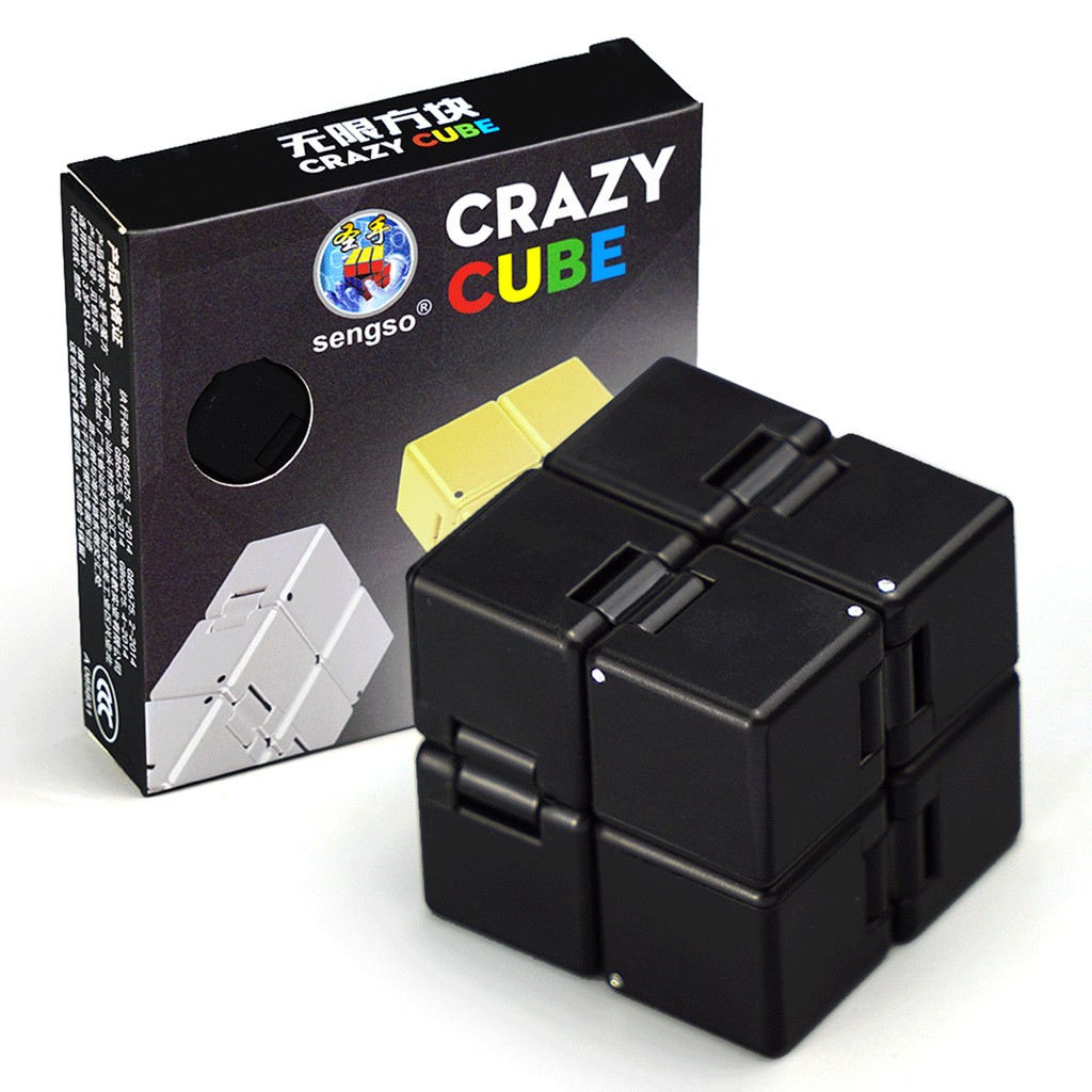 圣手无魔方Infinite Cube Fidget ของเล่น Crazy Cube ความเครียดบรรเทาของเล่นแบบพกพา Pocket Fidget Cube สําหร