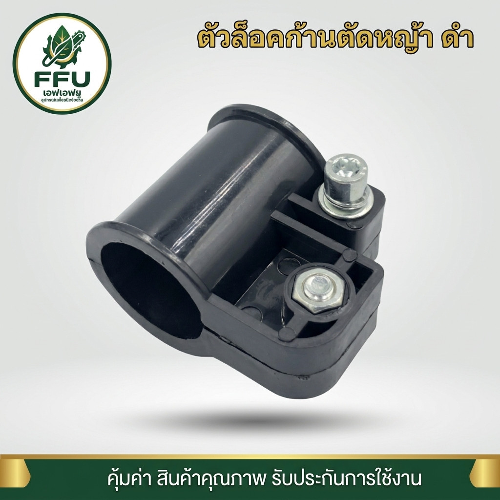 FFU ประกับแฮนด์ 26/28 มิล ตัวล็อคก้านตัดหญ้า กระบอกแกน RBC411 NB411 อลูมิเนียมหนาพิเศษ ล็อคแน่น ทนทาน ไม่รูดง่าย