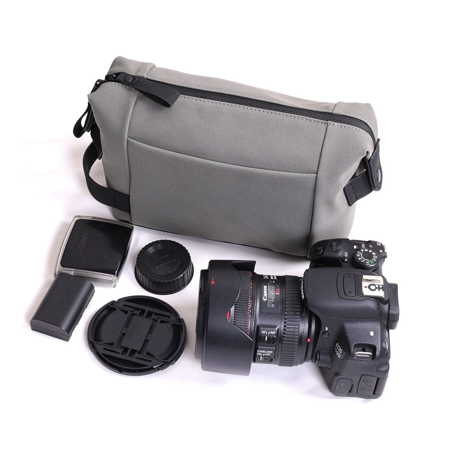 เหมาะสําหรับ Sony A7C A7R4 A7IV M4 M3 R2 A2 S3 M2 กระเป๋ากล้อง Canon EOS R50 R7 R6 M100 M200 กันน้ํา