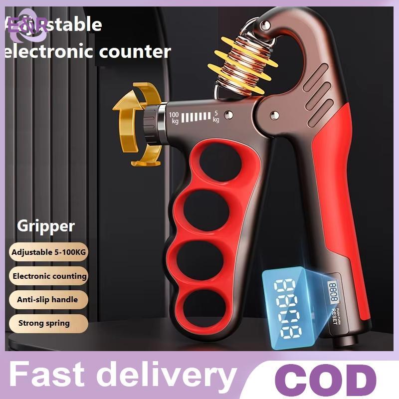 E&R 5-60/100/kg Grip Strength Gym Wrist Expander Hand Strengthener Adjustable Muscle Recovery Fitnes