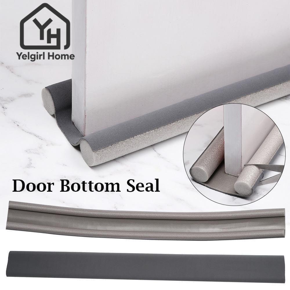 YELGIRLB Door Bottom Weatherstrip Windproof Double Stick Window Seals Navy