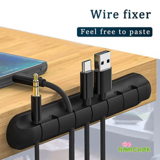 【NK】รางเก็บสายเคเบิลแบบ 1/3/5/7 ช่อง พร้อมคลิปจัดระเบียบสายเคเบิล USB อเนกประสงค์ จาก Life Tool