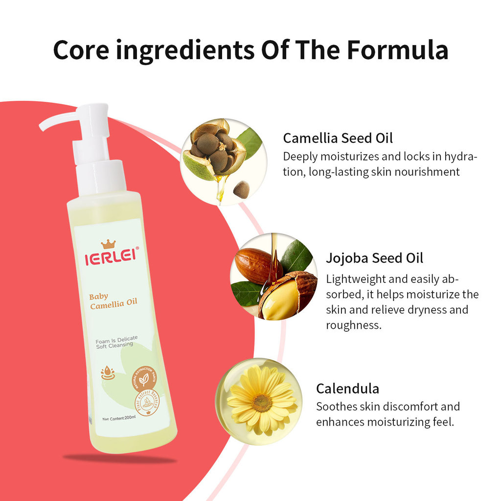 Yierle Camellia Seed Oil Body Oil Baby Moisturizing Oil Baby Butt Protecting Oil น้ํามันสัมผัส น้ําม