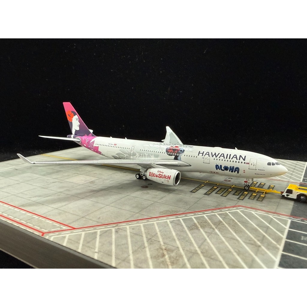[คลังสินค้าพร้อม 1] 1: 400 PH Hawaii Airlines Airlines A330-200 ลงทะเบียน N378HA เครื่องวาดภาพสีสวยม