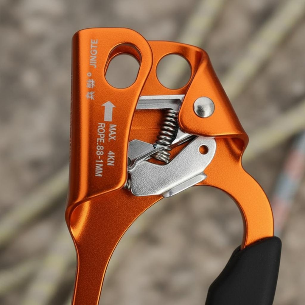 High Strength Hand Ascender เชือกทนต่อการสึกหรอ Ascender Clamp การดําเนินการง่ายสําหรับ Rescuers, Mo