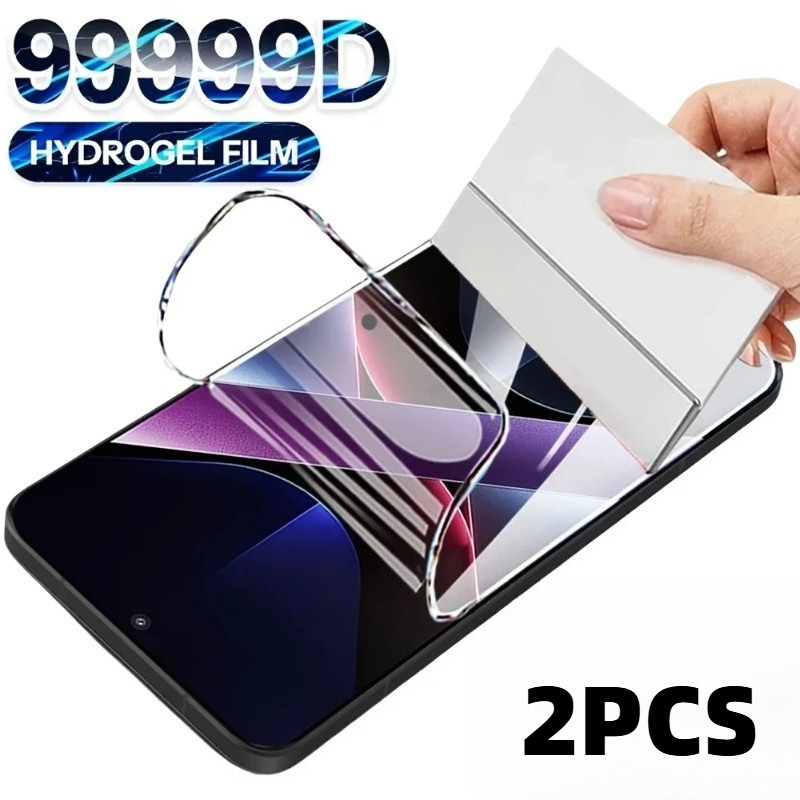 2 ชิ้น Anti Blue Light Soft Hydrogel ฟิล์มสําหรับ Oppo A6x A6v A6i + A6t Pro 4G 5G Anti Spy ความเป็น