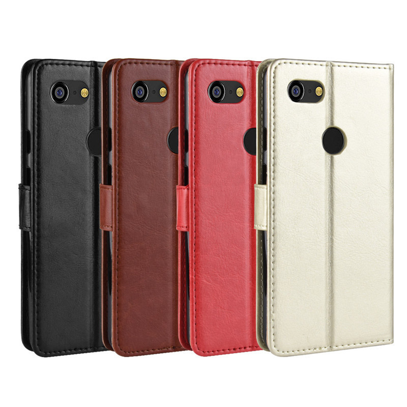Google PIXEL3 เคสหนังโทรศัพท์มือถือ Google Pixel 3 XL เคสโทรศัพท์แบบพลิกกระเป๋าสตางค์เคสป้องกันการ์ด