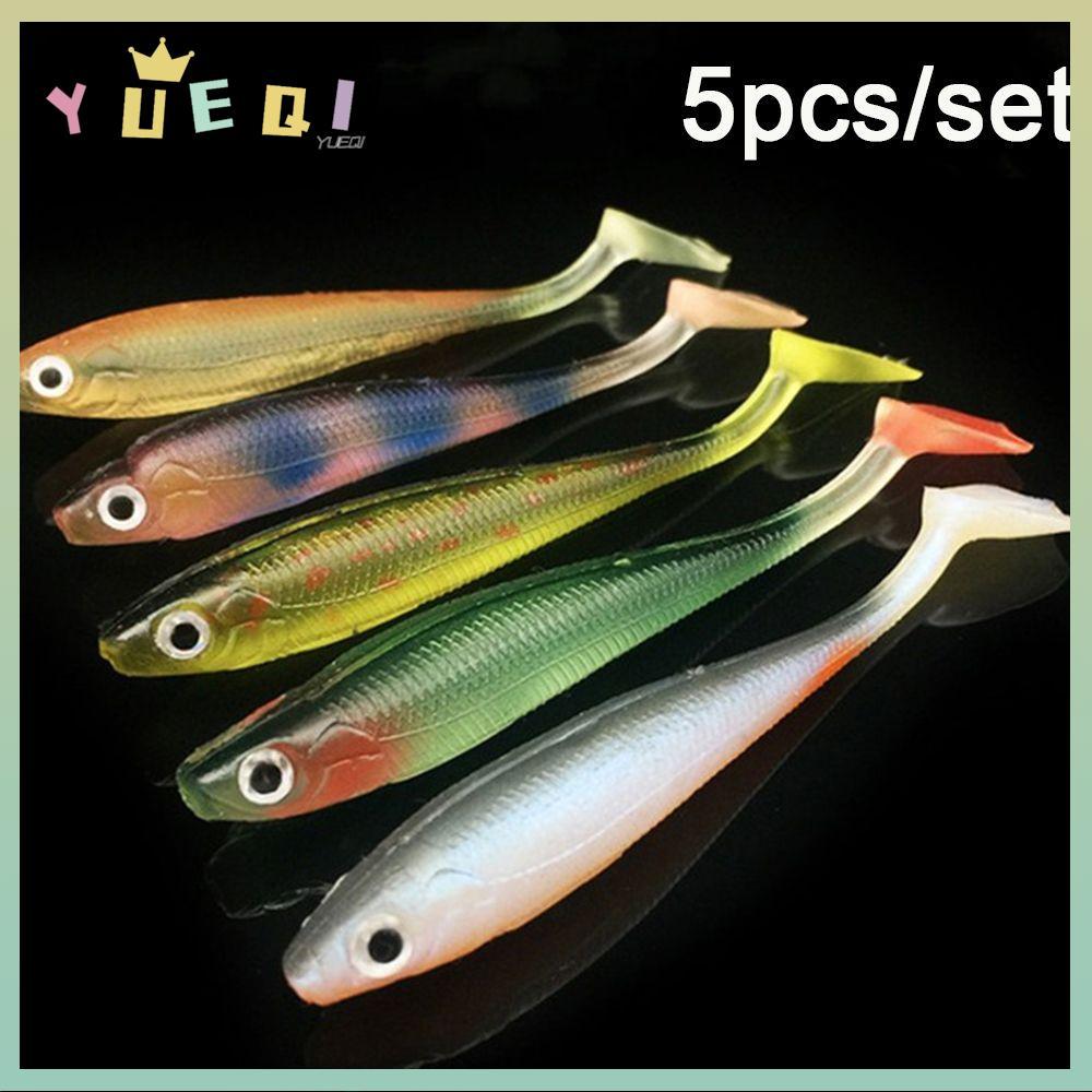 YUEQI เหยื่อน้ำ คุณภาพสูง ขนาด 9 ซม., หนัก 5 g - Swim bait 5 ชิ้นต่อแพ็ก