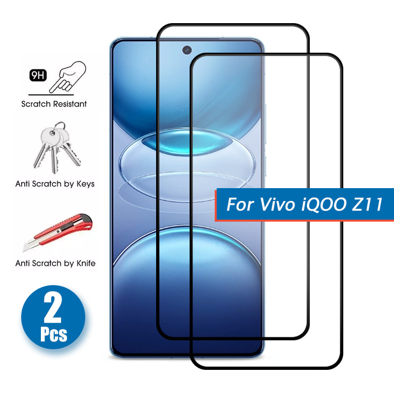 Vivo iQOO Z11 กระจกนิรภัยสําหรับ Vivo iQOO Z11X Z10x Z10R Z9 Z9s Z9x Lite Turbo Pro Plus HD ป้องกันห