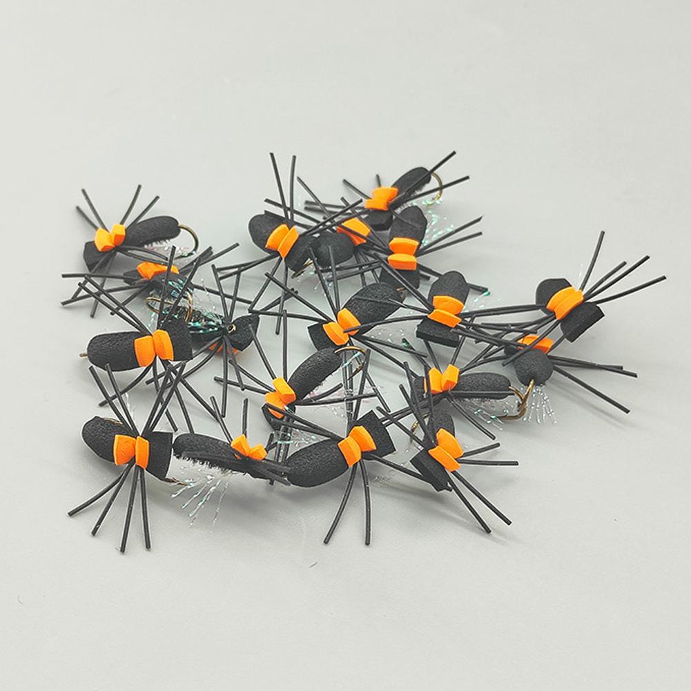 3d โฟม Bionic Spider Fly เหยื่อล่อตกปลาลอยรูปแบบ Fly 2 เหยื่อ J3v4