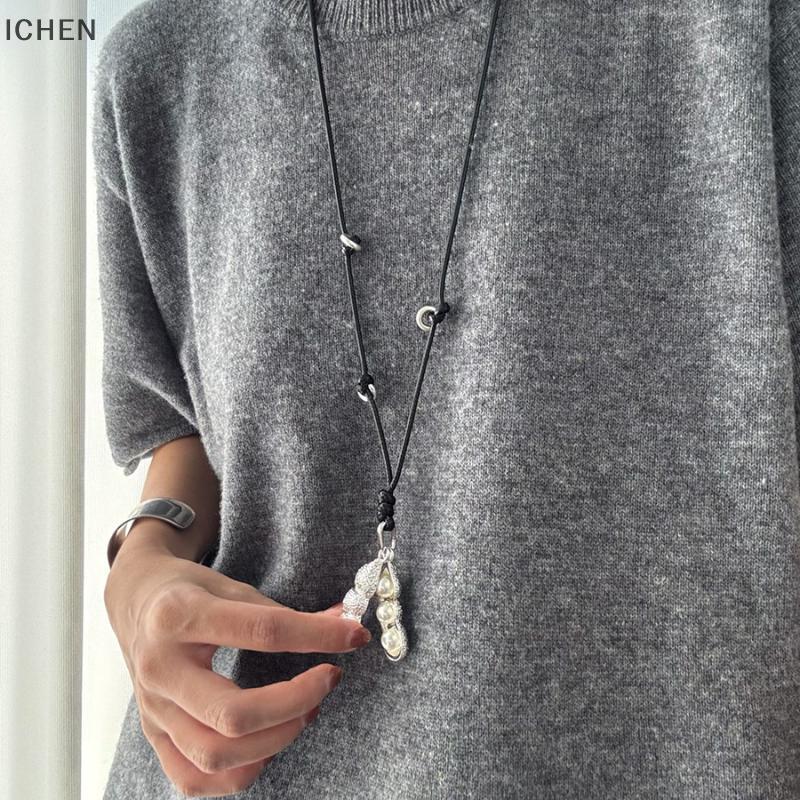 [ICHEN] สร้อยคอมุกแบบ Bean Pod ประณีต ใช้งานได้หลายโอกาส เป็นของขวัญที่สวยงาม