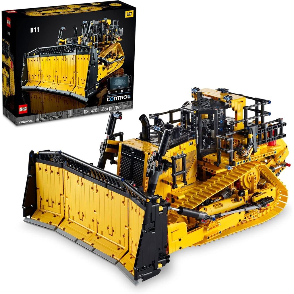 LEGO 42131(3,854 ชิ้น) Technic App-Controlled Cat D11 Bulldozer Building Set สําหรับผู้ใหญ่