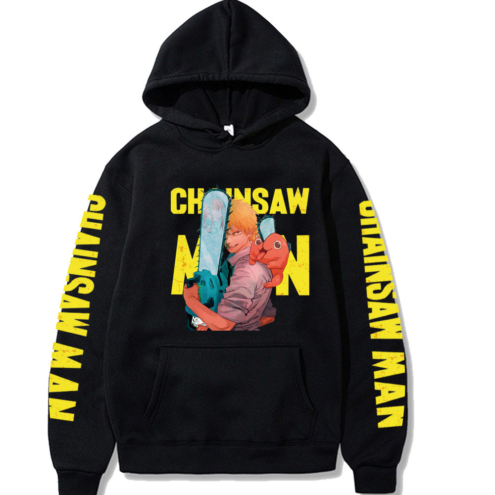 เสื้อฮู้ด h and m เสื้อ hood เสื้อฮูดดี้ Chainsaw Man Denji เหมาะสำหรับทั้งผู้ชายและผู้หญิง