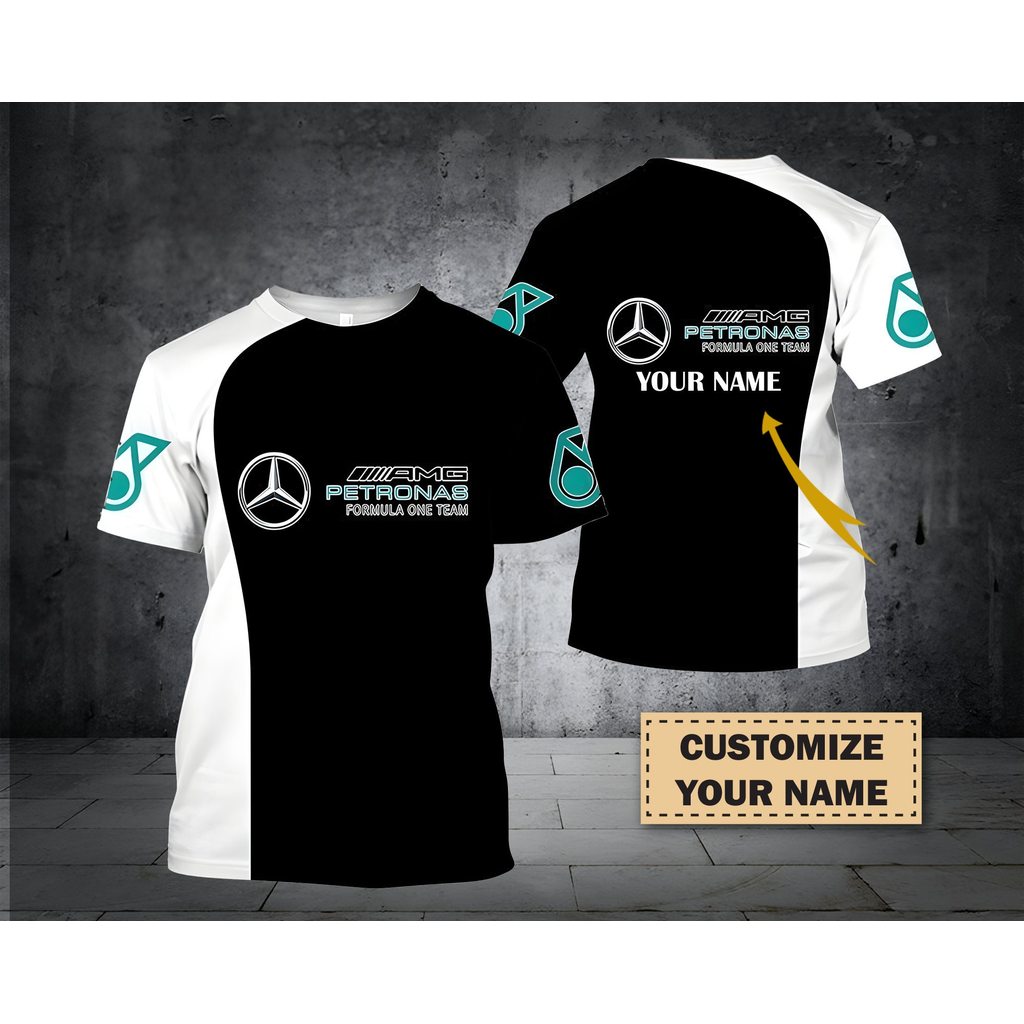 เสื้อยืดพิมพ์ลาย Mercedes Amg
