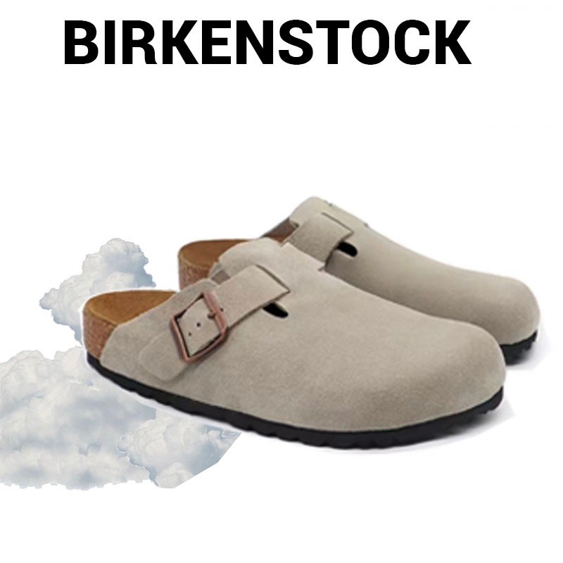 BIRKENSTOCK Off white（ของแท้ 100%）รองเท้าแตะ