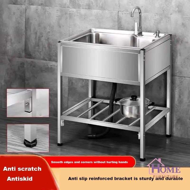 🍁304 stainless steel sink/sink with bracket/dishwasher/integrated sink/thickened sink🍁