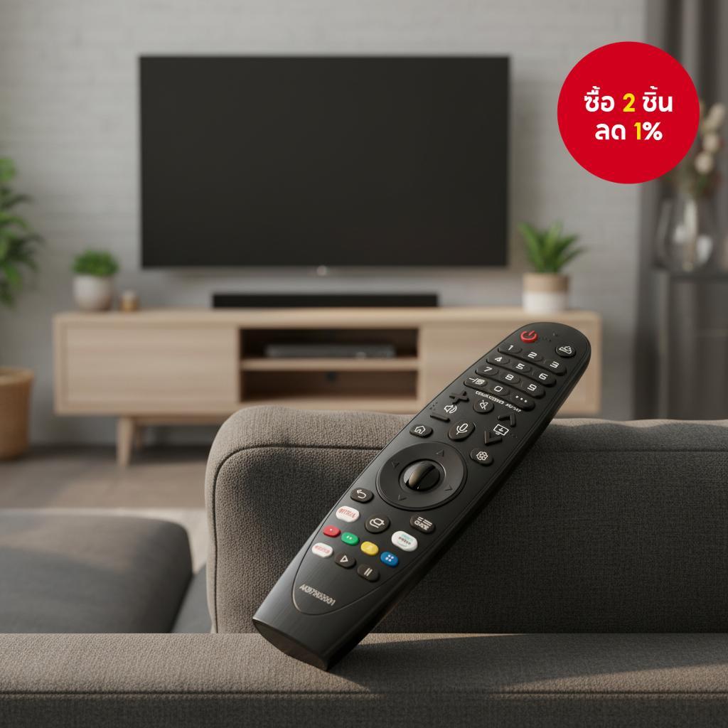 รีโมทคอนโทรลอินฟราเรด LG AKB75855501 MR20GA (ไม่มีเสียง, ไม่มีตัวชี้, ไม่มีเวทมนตร์) เหมาะสําหรับทีว