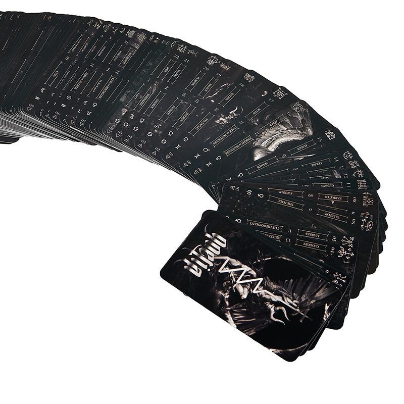 Newwellknownepic GOETIA ใน DARKNESS DECK การ์ด LO SCARABEO ESOTRIC FORTUNE TELLING ใหม่ TH