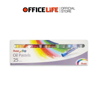 Pentel (เพนเทล) สีชอล์คน้ำมัน Oil Pastels ชุด 12 / 16 / 25 / 36 / 50 สี (1 กล่อง)