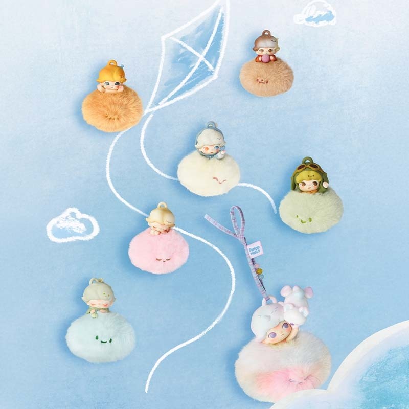 [December 25 Release] POPMART DIMOO Limited Time Series-จี้กลิ่นหอมกล่องลึกลับทั้งกล่อง 6 RKRO