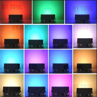 🚀ส่งด่วน ส่งไว🚀 ไฟสปอตไลท์ RGB กันน้ำ IP66 16 สีอ่อน ไฟหลากสีสันเหมาะสำหรับสนามหญ้ากลางแจ้ง