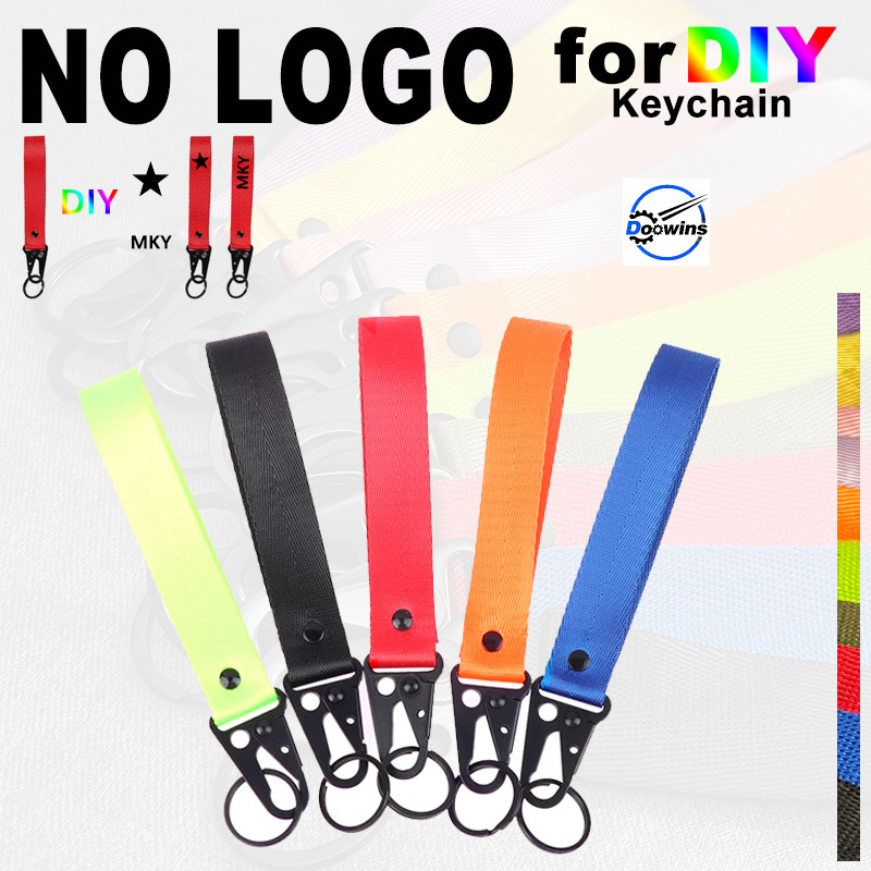 JDM รถ DIY มอเตอร์สายรัดข้อมือ KeyChain ไนลอนสายรัดข้อมือ Key แหวนจี้สําหรับทอสายคล้องมือหลายสี