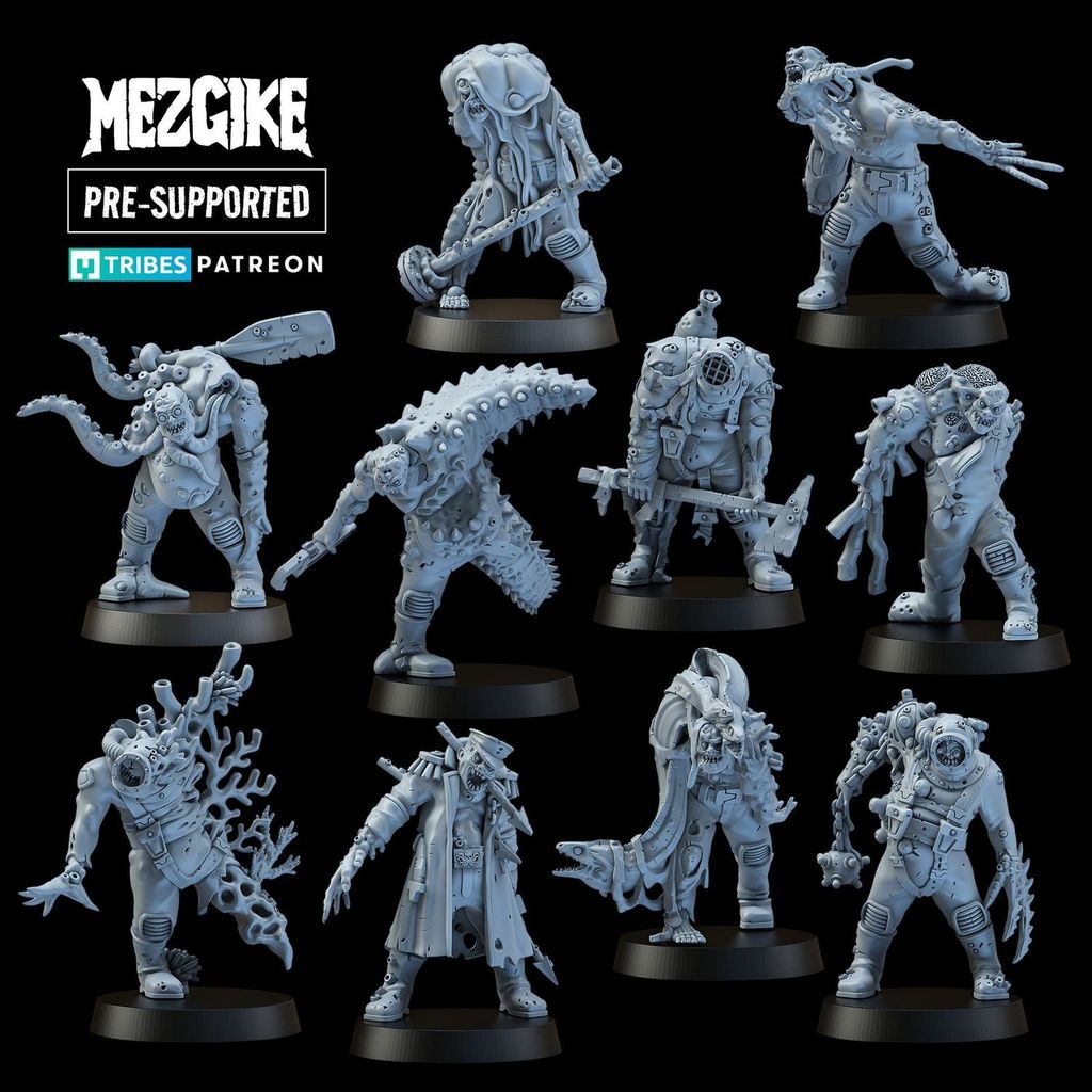 Warhammer 40K Deep Sea Nady Corrupttion Machine Group War Chess Board เกมเคลือบ DIY 3D การพิมพ์แม่พิ