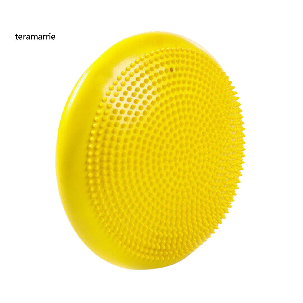 [TR] 33 ซม.โยคะยิมเสถียรภาพพอง Wobble Balance แผ่นนวด Mat Disc Cushion