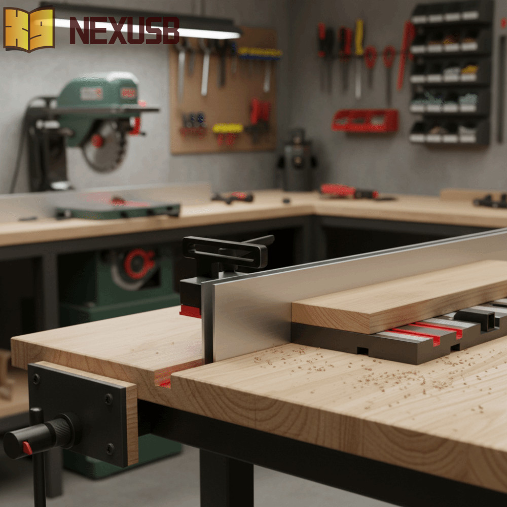 NEXUSBEAM รางตุ้มปี่หยุด, ล็อคกลไกมาตรฐาน T-track T Track Stop Block, คู่มือตัดอลูมิเนียมก่อสร้าง 30