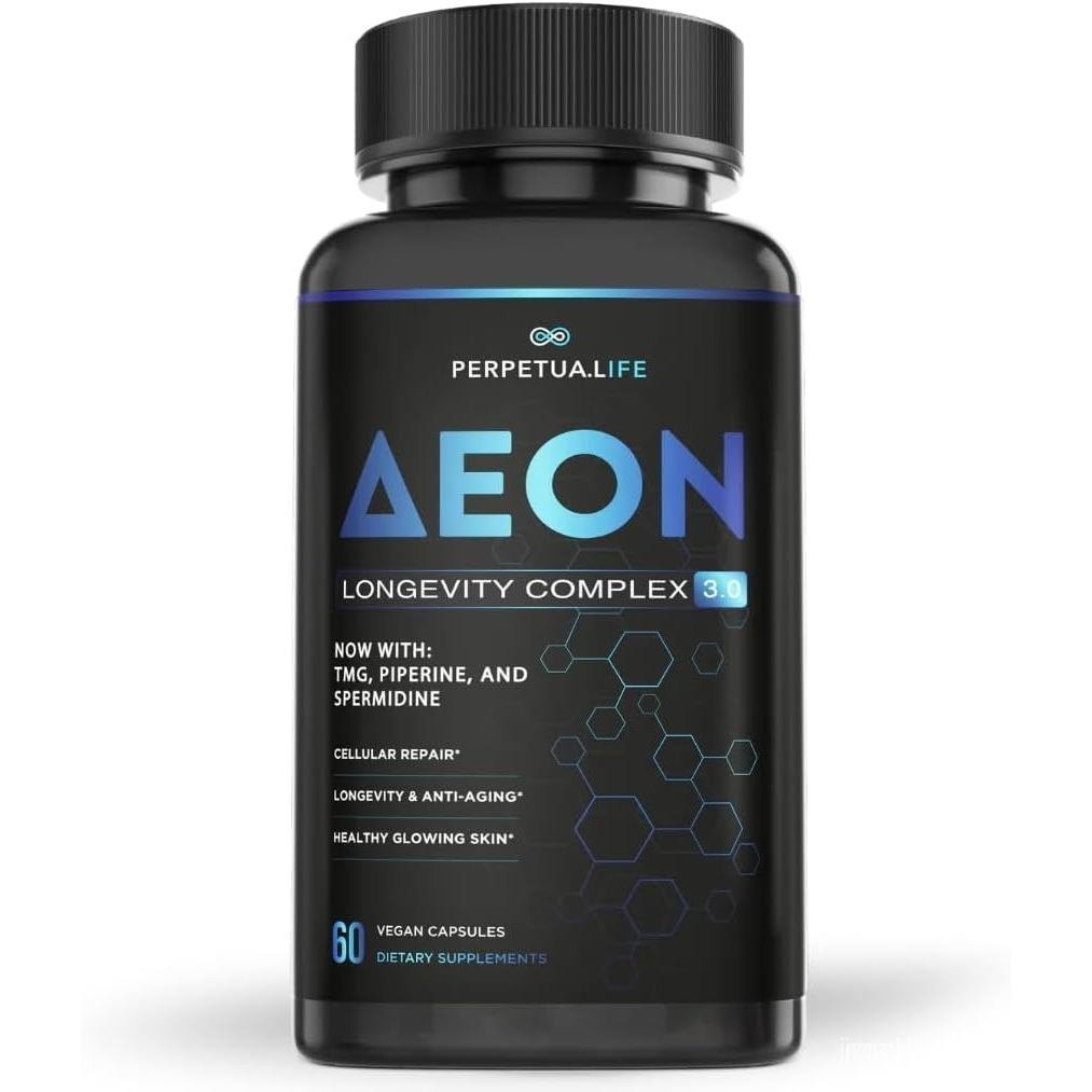 AEON Liposomal NAD+: อาหารเสริมวิตามินรวม NAD+, NR, Resveratrol และสารสกัดอื่นๆ, 60 แคปซูล, วีแกน