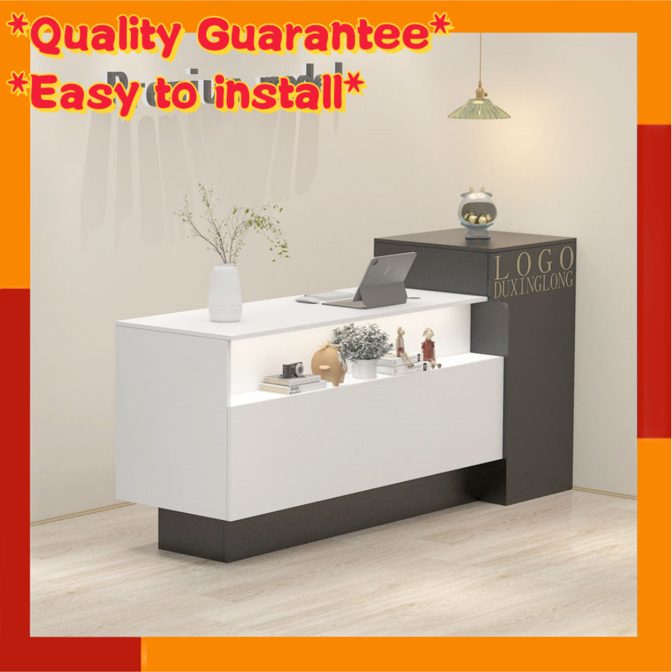 Reception bar table cashier counter clothing store bar supermarket beauty salon cashier office wood 