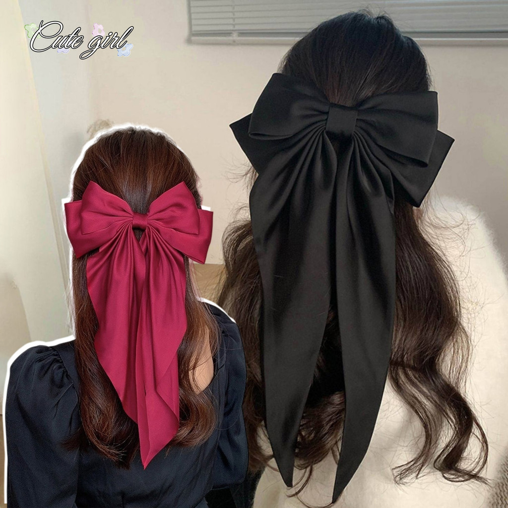 กิ๊บติดผม คลิป หญิง bow น่ารัก หวาน Fashion Accessories ins สไตล์เกาหลี สำหรับผู้หญิง ส่งเร็ว COD