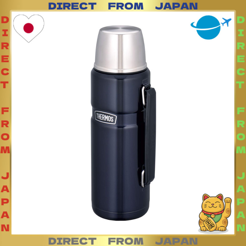 【DIRECT FROM JAPAN】Thermos Outdoor Series Stainless Bottle 1.2 L Midnight Blue ROB-001 MDB