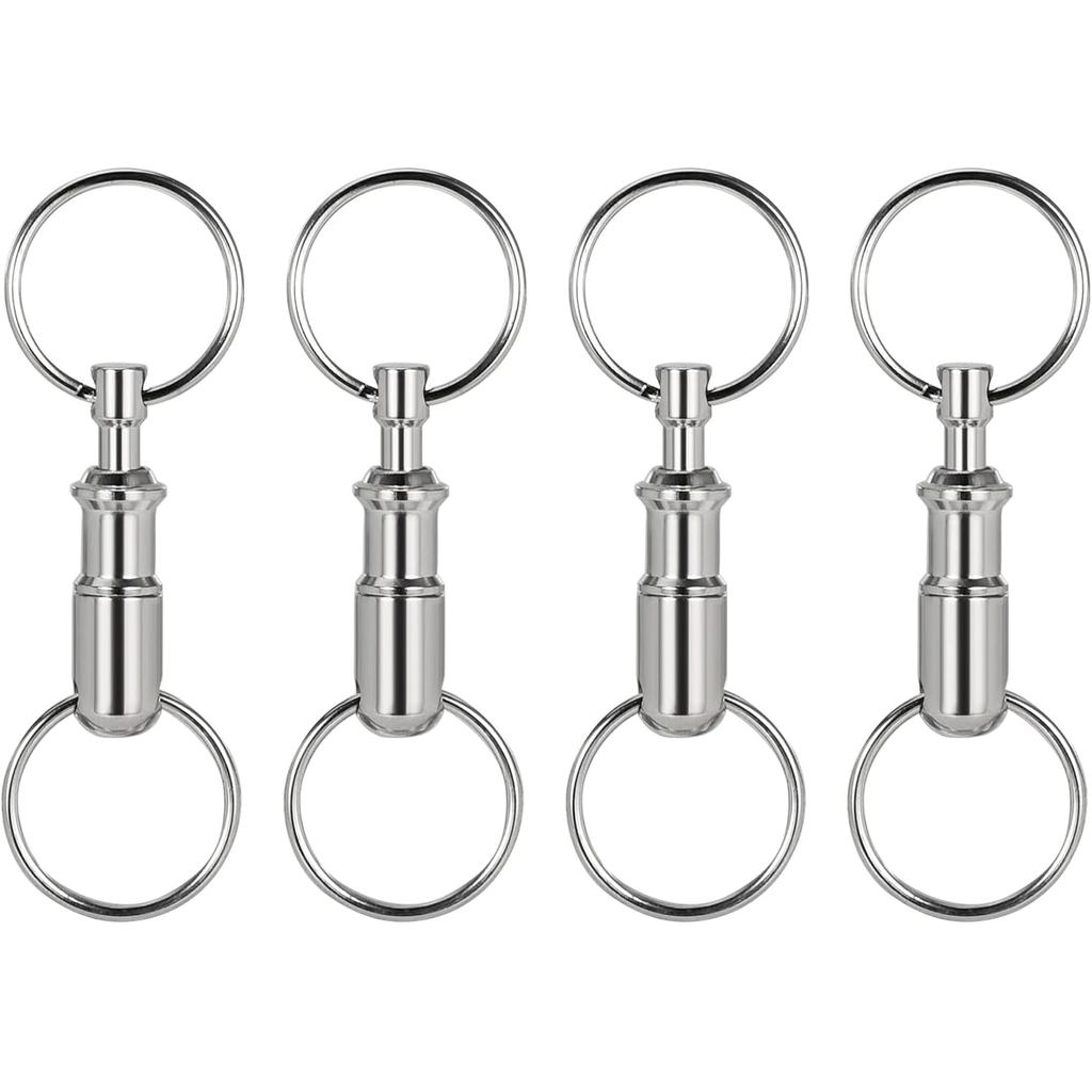 8ชิ้น/เซ็ตอัพเกรดด่วนที่วางจําหน่ายพวงกุญแจ,ที่ถอดออกได้ดึงApartพวงกุญแจพวงกุญแจSnapล็อคผู้ถือสะดวกอ