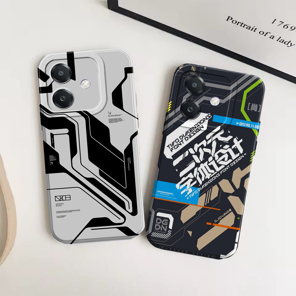 เคส Oppo A5i 4G 2025-A3x-A3 nfc-A5 pro 4g-A5 pro 5g ปลอกล่าสุด - เคส - Robot Motif - Procamera