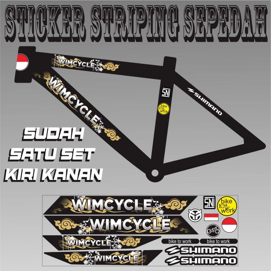 สติ๊กเกอร์แถบจักรยาน VARIATION POLET LIS K88