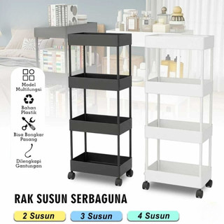 Factory Outlet COD Rak Serbaguna Dengan Raivanar Perabot Roda Rak Kamar Dapur