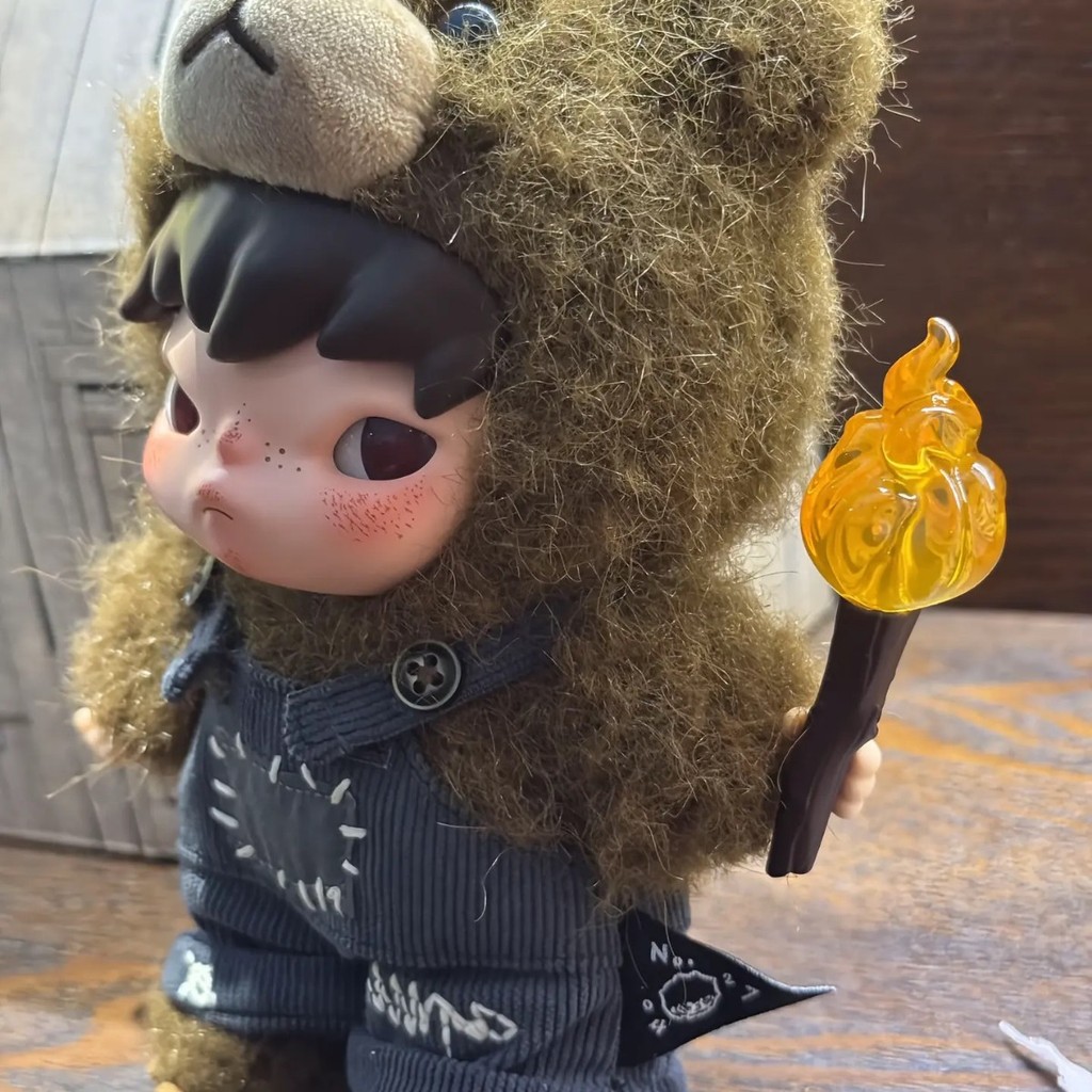 Hirono Living Wild Plush Toy Collection Hirono ตุ๊กตาพวงกุญแจสําหรับเด็กกระเป๋าเป้สะพายหลังจี้ของเล่