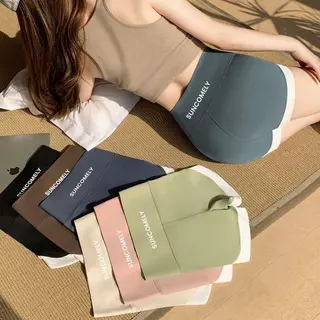 💗เซ็ต 2ชิ้น / 4 ชิ้น💗 คละสี ❗❗กางเกงออกกำลังกายผู้หญิง ขาสั้น เอวสูง กระชับ ฟิตเนส โยคะ วิ่ง M L XL